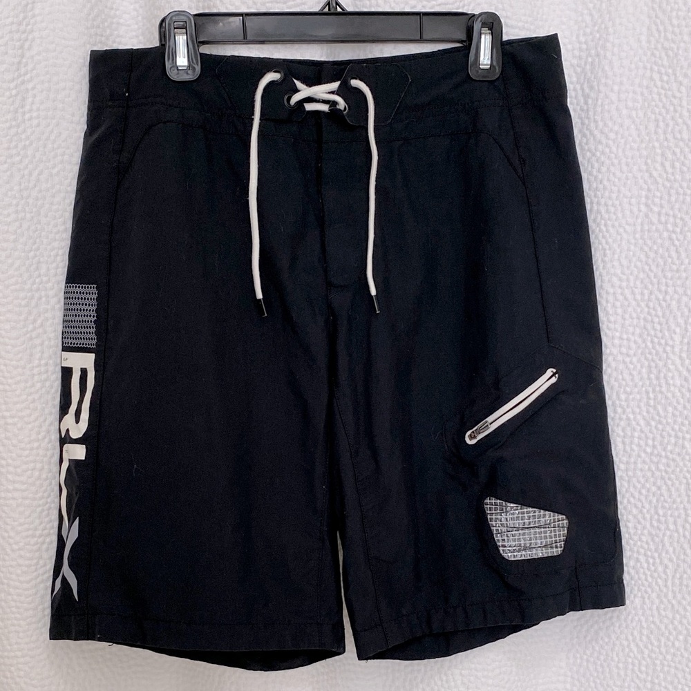 RLX Ralph Lauren black bathing suit swim shorts